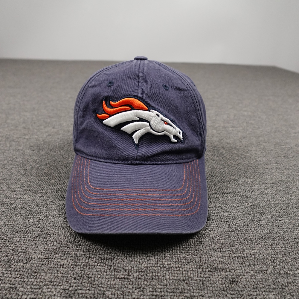 Denver Broncos Hat Cap Mens One Size Blue NFL Football Stretch Fit Team Apparel